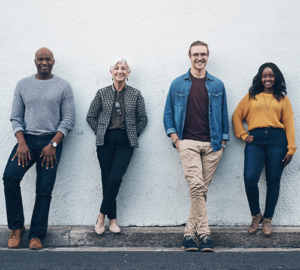 diverse group of workers